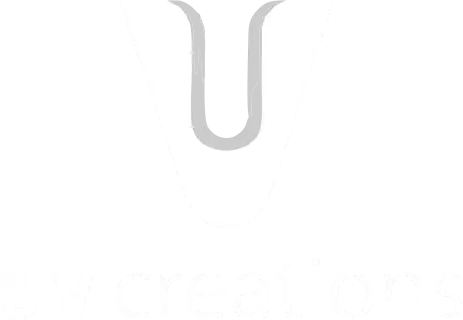 uv creation white logo